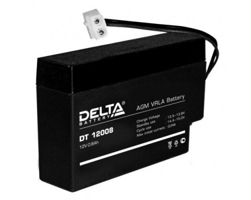 Аккумулятор Delta DT 12008 (12 вольт 0.8 ампер)